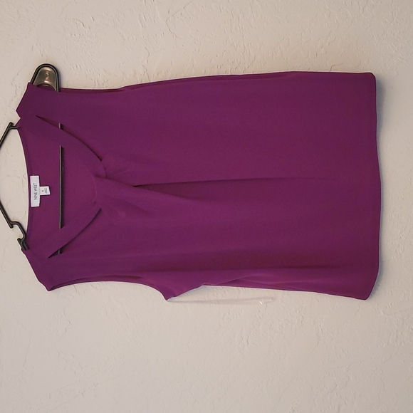Nine West Purple Tank Top - Picture 1 of 4